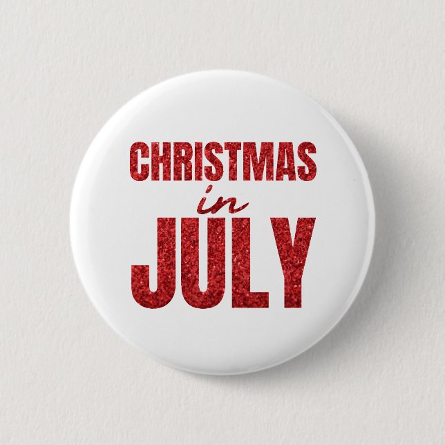 Weihnachten im Juli  Button (Vorderseite)