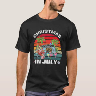 Weihnachten im Juli Camping Weihnachtsfeiertag T-Shirt