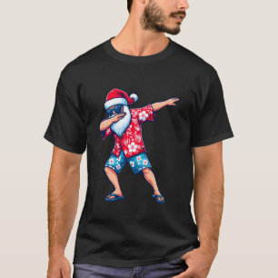Weihnachten im Juli Dabbing Santa Boys Men Hawaiia T-Shirt