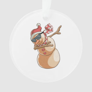 Weihnachten im Juli Dabbing Snowman Ornament