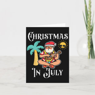 Weihnachten im Juli Der Tag der Unabhängigkeit am Karte