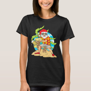 Weihnachten im Juli Disk Golf Santa Beer Frisbee G T-Shirt