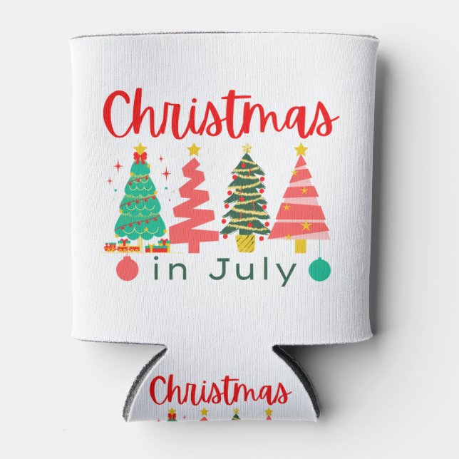 Weihnachten im Juli Dosenkühler (Vorderseite)