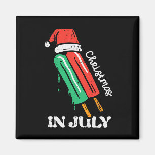 Weihnachten im Juli-Eis am Stiel Santa Weihnachten Magnet