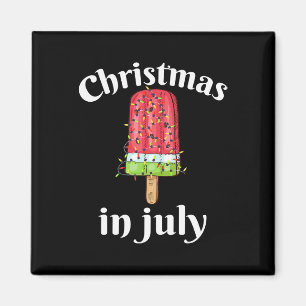 Weihnachten im Juli Eiscreme Weihnachtsbaum Sommer Magnet