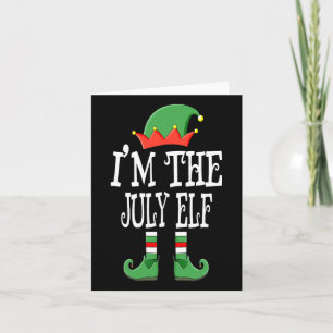 Weihnachten im Juli Elf Gruppe Matching Family Chr Karte
