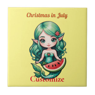 Weihnachten im Juli Elf Mermaid Thunder_Cove Fliese