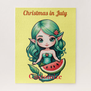 Weihnachten im Juli Elf Mermaid Thunder_Cove Puzzle