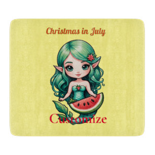 Weihnachten im Juli Elf Mermaid Thunder_Cove Schneidebrett