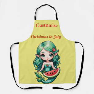 Weihnachten im Juli Elf Mermaid Thunder_Cove Schürze