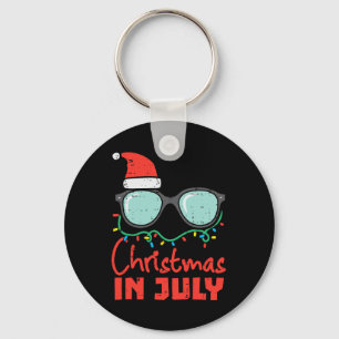 Weihnachten im Juli Eye Gles Xmas Sommer Frauen Mä Schlüsselanhänger