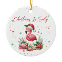 Weihnachten im Juli Flamingo