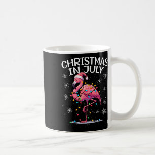 Weihnachten im Juli Flamingo Santa Summer Weihnach Kaffeetasse