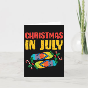 Weihnachten im Juli Flip Flops Sommer Beach Weihna Karte