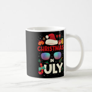 Weihnachten im Juli Frohe Weihnachten Sommer Lusti Kaffeetasse