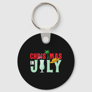 Weihnachten im Juli Frohe Weihnachten Sommer Lusti Schlüsselanhänger