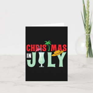 Weihnachten im Juli Frohe Weihnachten Sommer Sonne Karte