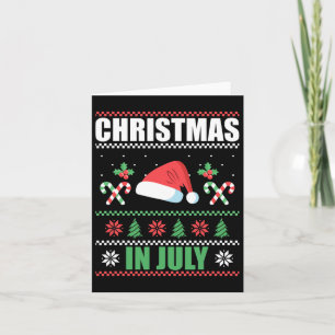 Weihnachten im Juli Frohe Weihnachten Sommer Sonne Karte
