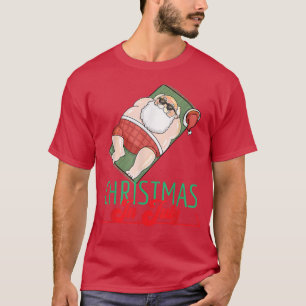 Weihnachten im Juli Funny Santa Beach Weihnachten T-Shirt