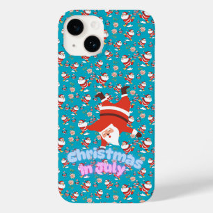 Weihnachten im Juli Funny Santa Pattern TelefonCas Case-Mate iPhone 14 Hülle