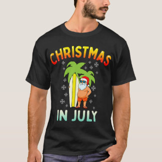 Weihnachten im Juli Funny Santa Summer Xmas Men Wo T-Shirt