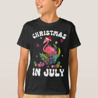 Weihnachten im Juli für Frauen Rosa Flamingo Rosa
