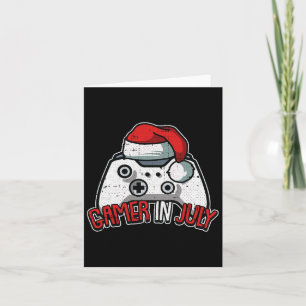 Weihnachten im Juli Gaming Video-Spiel Control Karte