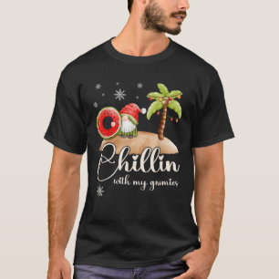Weihnachten im Juli gnome am Strand im Sommer T-Shirt