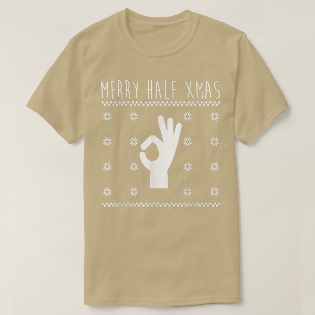 Weihnachten im Juli hässliche Weihnachten frohe ha T-Shirt (Design vorne)