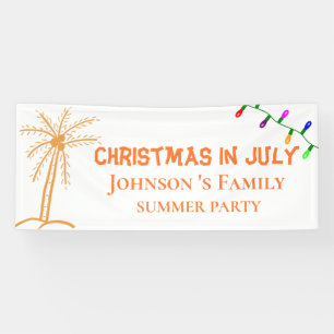 Weihnachten im Juli im Sommer Party   Banner