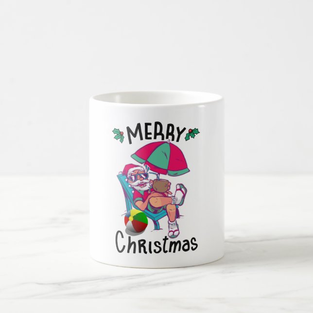 Weihnachten im Juli Kaffeetasse (Mittel)