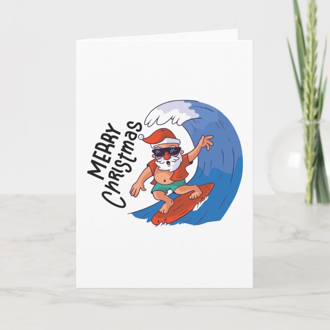 Weihnachten im Juli Karte (Vorderseite)