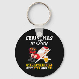 Weihnachten im Juli - Keine Milch und Kekse nur Bi Schlüsselanhänger