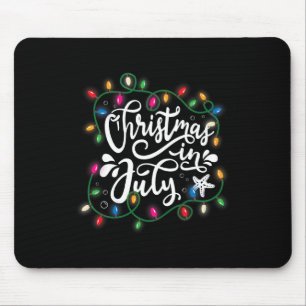 Weihnachten im Juli Lichter Lustiger Sommer Xmas M Mousepad