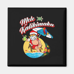 Weihnachten im Juli Lustiger Hawaiianischer Kinder Magnet
