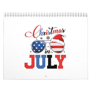 Weihnachten im Juli Lustiger Weihnachtsmann Xmas 4 Kalender
