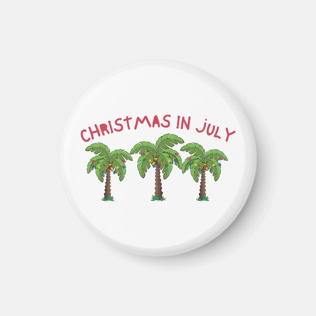 Weihnachten im Juli Magnet (Vorne)