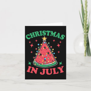 Weihnachten im Juli Melon Xmas Tree Hawaii Shirt S Karte