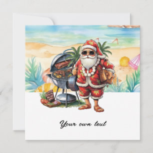 Weihnachten im Juli mit dem Weihnachtsmann am Stra