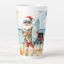 Weihnachten im Juli mit dem Weihnachtsmann am Stra