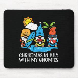 Weihnachten im Juli mit Gnomies Xmas Strand Gnom M Mousepad