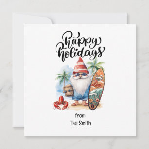 Weihnachten im Juli mit SANTA CLAUS am Strand