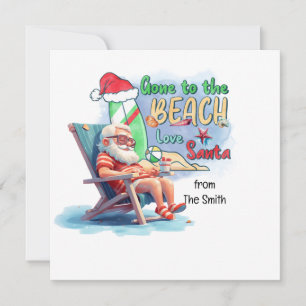 Weihnachten im Juli mit SANTA CLAUS am Strand