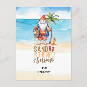 Weihnachten im Juli mit SANTA CLAUS am Strand