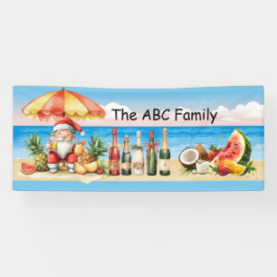 Weihnachten im Juli mit SANTA CLAUS Banner