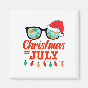 Weihnachten im Juli mit Sungles Weihnachtsmann Hut Magnet