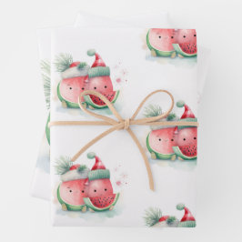 Weihnachten im Juli niedlich Geschenkpapier Set