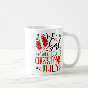 Weihnachten im Juli Nur Ein Mädchen Das Weihnachte Kaffeetasse