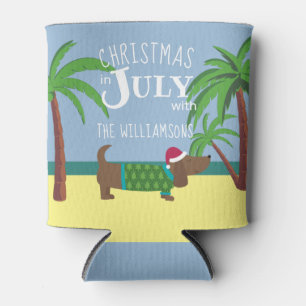 Weihnachten im Juli Party Dosenkühler