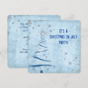 Weihnachten im Juli Party Einladung